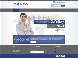 WordPress-Design von TechWise für dieses Projekt | Design: #1846482