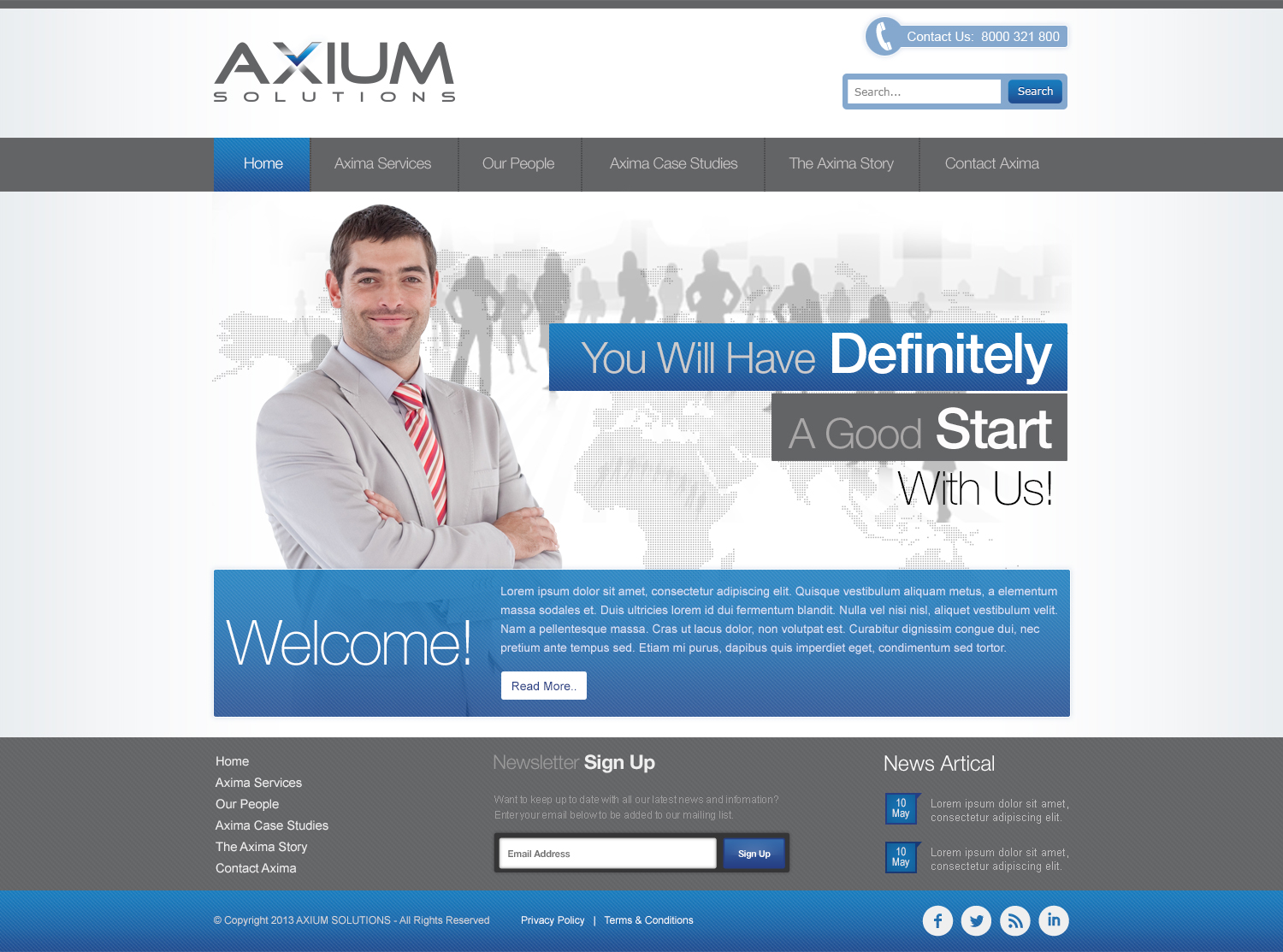 Wordpress Design by TechWise for this project | Design #1846484