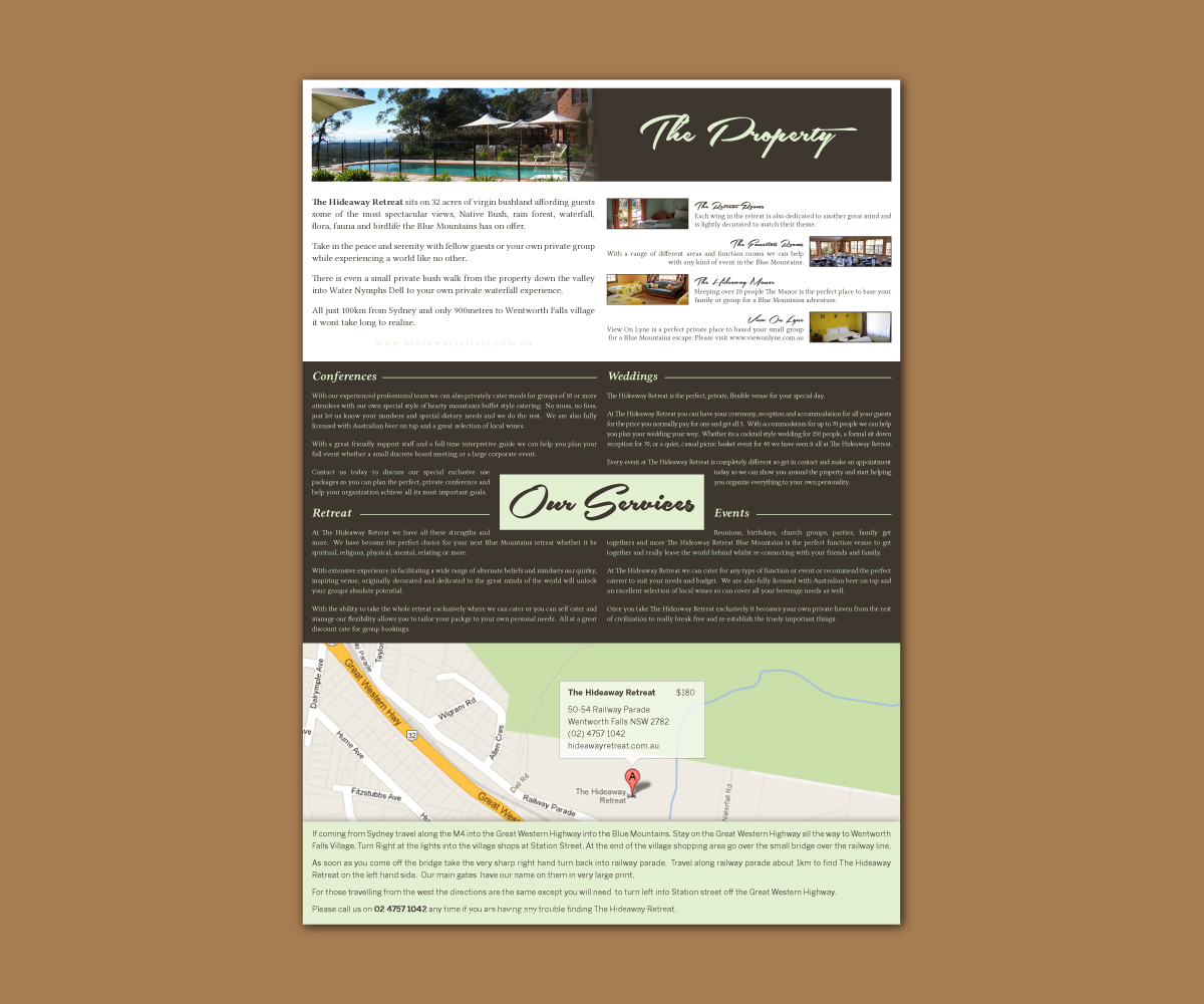 Diseño de Brochure por Mothy para Hudson Design | Diseño #1842286