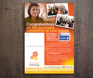 A Training Company needs an A5 Congratulations flyer Design for our Students | Diseño de Flyer por see why