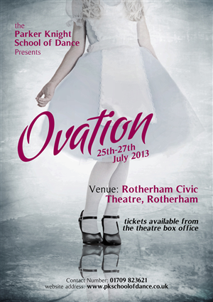 Parker Knight School of Dance, annual dance show poster! | Poster Design by D-Design
