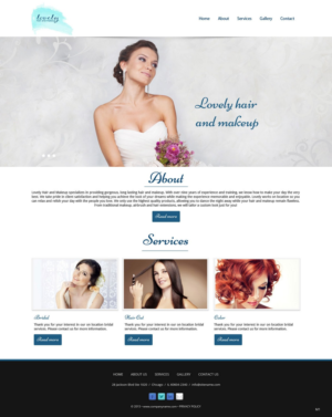 Web Design by pb for this project | Design: #7103241