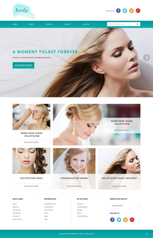 Web Design by pb for this project | Design: #7103254