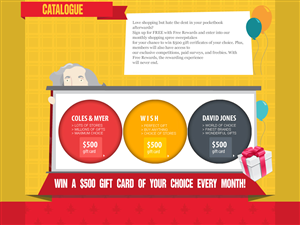 Web-Design von Jing für Free Rewards | Design: #1848715