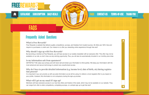 Web-Design von Jing für Free Rewards | Design: #1905692