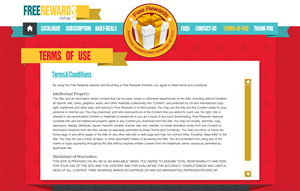 Web-Design von Jing für Free Rewards | Design: #1905701