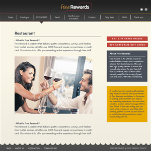 Web-Design von silviaer für Free Rewards | Design: #1896743