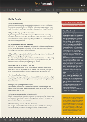 Web-Design von silviaer für Free Rewards | Design: #1896802