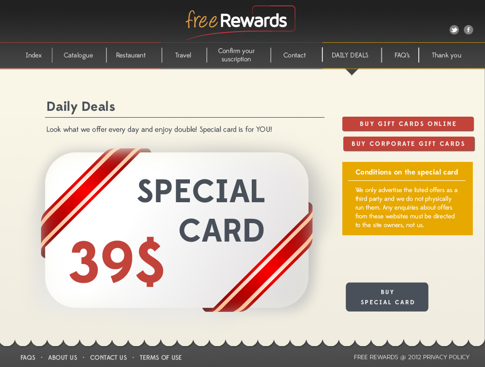 Diseño Web por silviaer para Free Rewards | Diseño #1905902