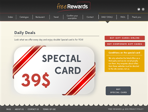 Web-Design von silviaer für Free Rewards | Design: #1905902