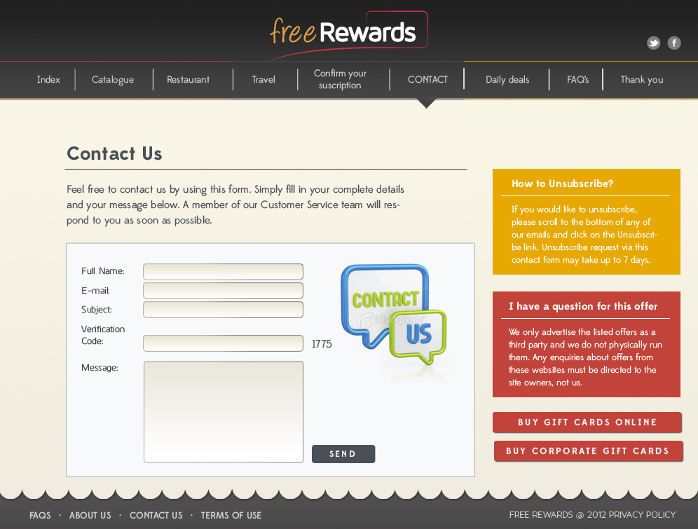 Diseño Web por silviaer para Free Rewards | Diseño #1905914
