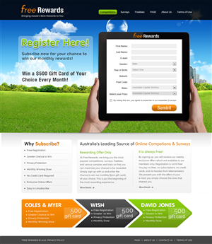 Web Design by webxvision for Free Rewards | Design #1815554