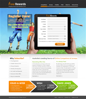 Web Design by webxvision for Free Rewards | Design: #1818885