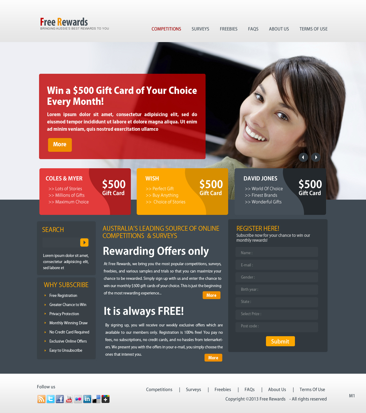 Web Design by pb for Free Rewards | Design #1816068