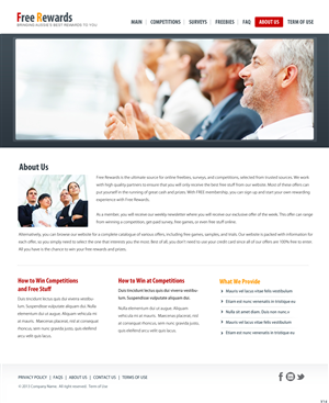 Web Design by pb for Free Rewards | Design: #1827494
