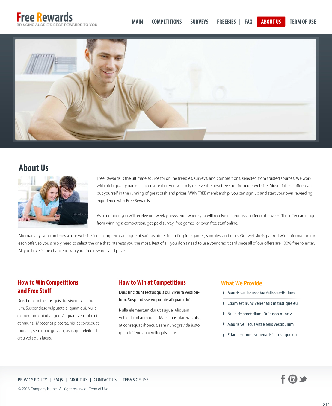Web Design by pb for Free Rewards | Design #1831455