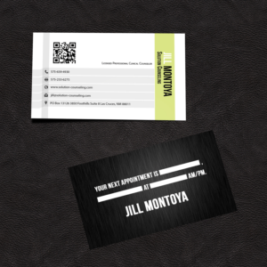 Diseño de Tarjeta de Presentación por Selda para Solution Counseling | Diseño: #7126649