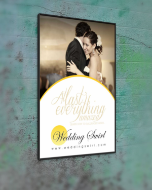 Poster-Design von cb1318 für WeddingTwirl LLC | Design #7259319