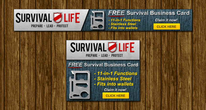 Banner Ad Design by Levardos for Survival Life | Design #1812898