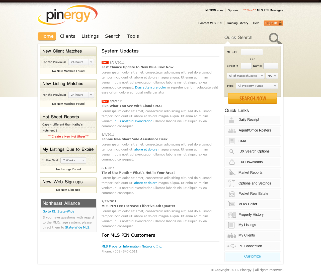Web Design by Mayank Patel for MLS Property Information Network, Inc. | Design #392809