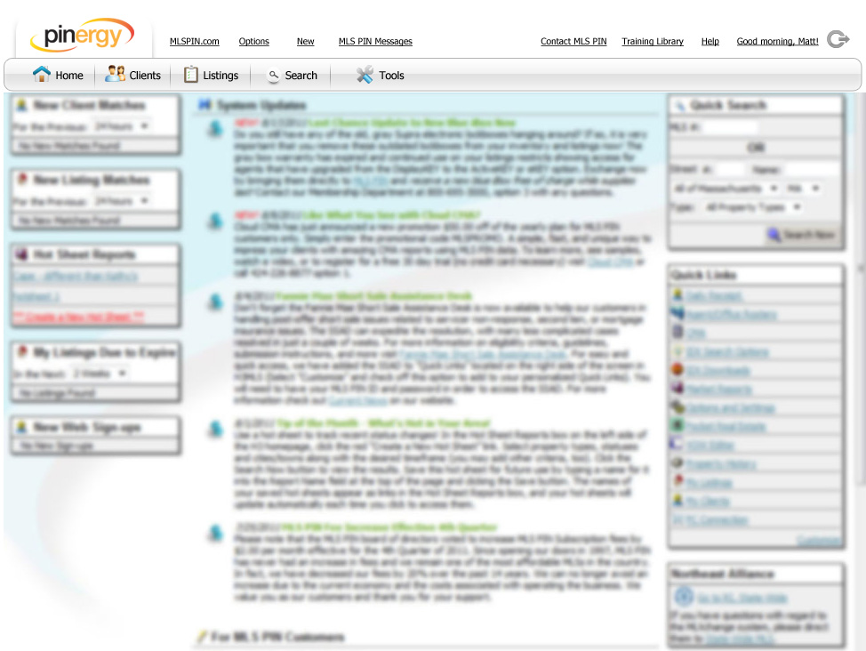 Web Design by pb for MLS Property Information Network, Inc. | Design #394075