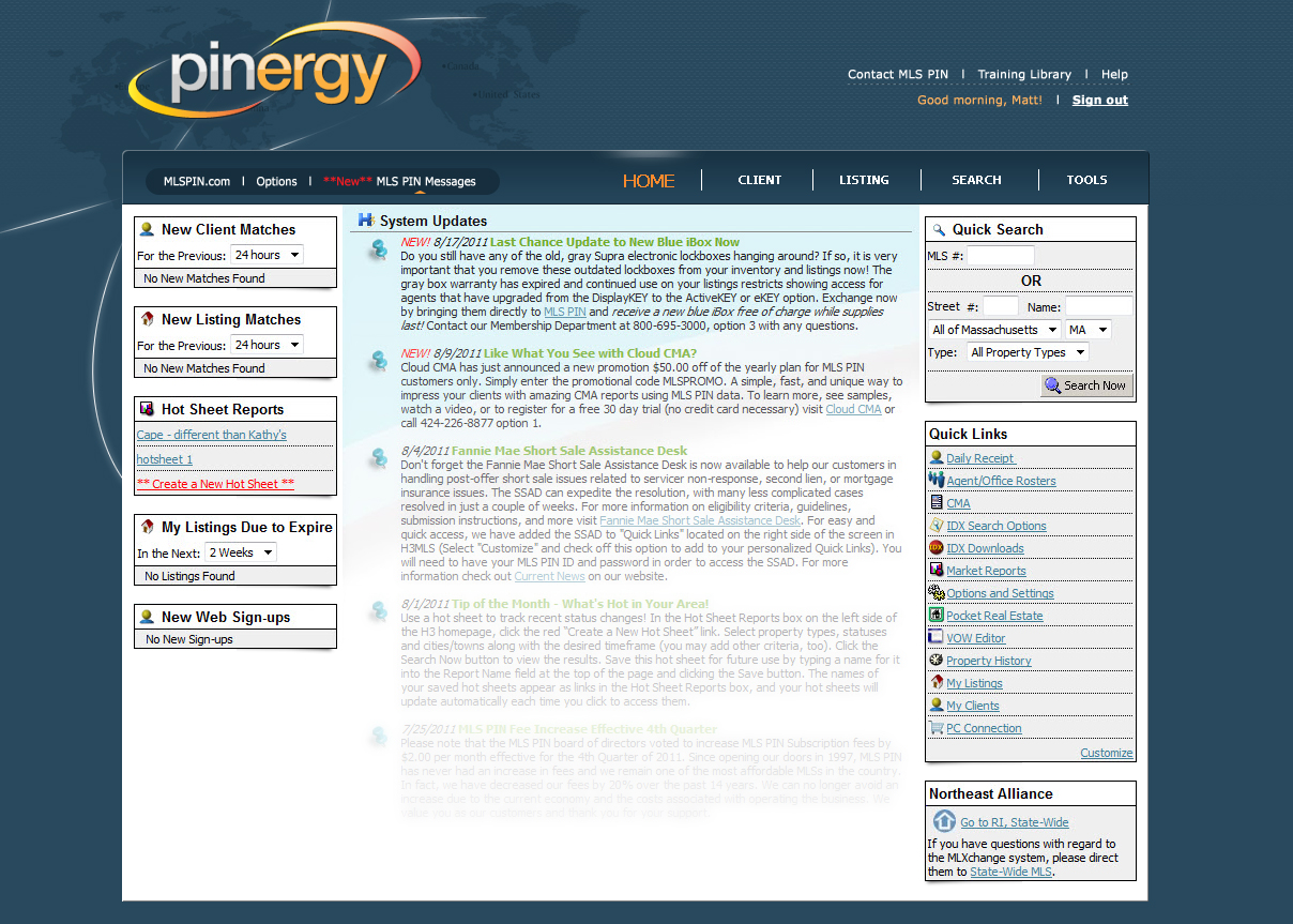 Diseño Web por anxongdzong para MLS Property Information Network, Inc. | Diseño #395180
