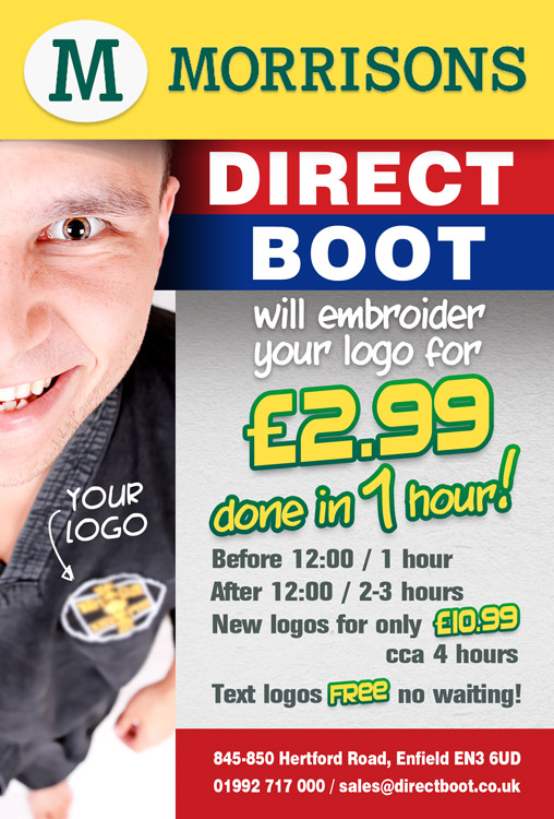 Signage Design by kresh for DIRECT BOOT & SHOE SUPLIES LTD | Design #1831282