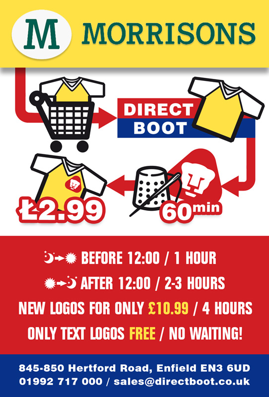 Signage Design by kresh for DIRECT BOOT & SHOE SUPLIES LTD | Design #1940408