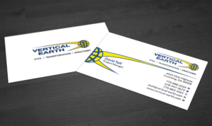 Business Card Design by premnice for Vertical Earth Inc | Design: #7191679