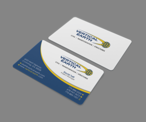 Business Card Design by premnice for Vertical Earth Inc | Design: #7191682
