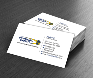 Design de Carte de Visite par premnice pour Vertical Earth Inc | Design #7191687
