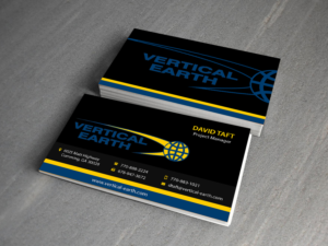 Business Card Design by Creations Box 2015 for Vertical Earth Inc | Design: #7105248