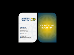 Business Card Design by Creations Box 2015 for Vertical Earth Inc | Design: #7105250