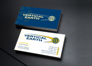 Business Card Design by Creations Box 2015 for Vertical Earth Inc | Design: #7105257