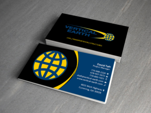 Business Card Design by Creations Box 2015 for Vertical Earth Inc | Design: #7105260