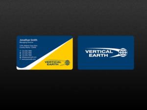 Business Card Design by Creations Box 2015 for Vertical Earth Inc | Design: #7105264