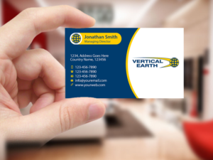 Business Card Design by Creations Box 2015 for Vertical Earth Inc | Design: #7105266