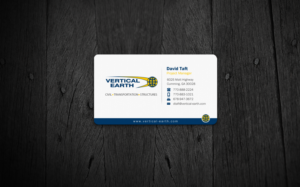 Design de Carte de Visite par Brand aid pour Vertical Earth Inc | Design : #7104217