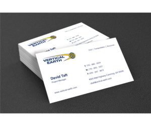 Design de Carte de Visite par Arthur  |  Bridge Design pour Vertical Earth Inc | Design : #7124243