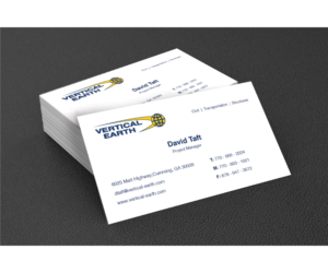Design de Carte de Visite par Arthur  |  Bridge Design pour Vertical Earth Inc | Design : #7124259