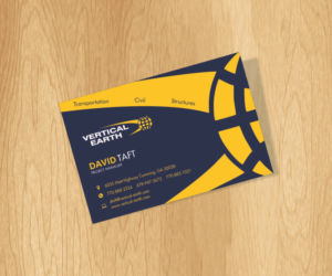Vertical Earth Business Card Template | Visitenkarten-Design von Mohits27