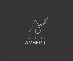 Logo Design by Mandarina for Hair by Amber J | Design: #7255162