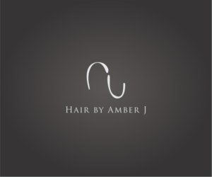 Logo Design by Mandarina for Hair by Amber J | Design: #7255165