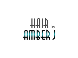 Logo Design by  dexplorar for Hair by Amber J | Design: #7164483