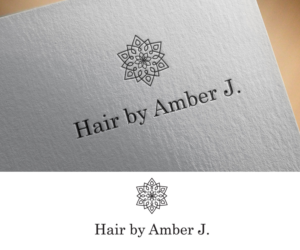 Logo Design by m_jumanta for Hair by Amber J | Design: #7258871