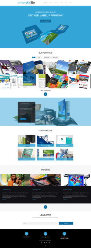 Ecommerce Website For Printing Company | Web-Design von Lauren