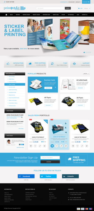Web Design by Creations Box 2015 for Lodge and Caravan Ltd | Design: #7151640