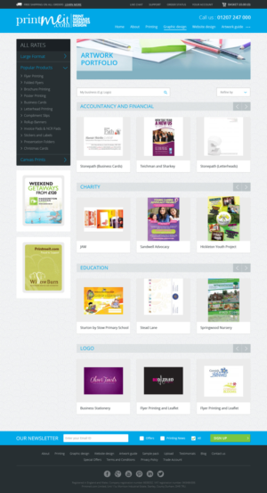 Ecommerce Website For Printing Company | Web Design par Tpith