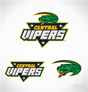 Central Vipers | Logo-Design von Fenceline Design