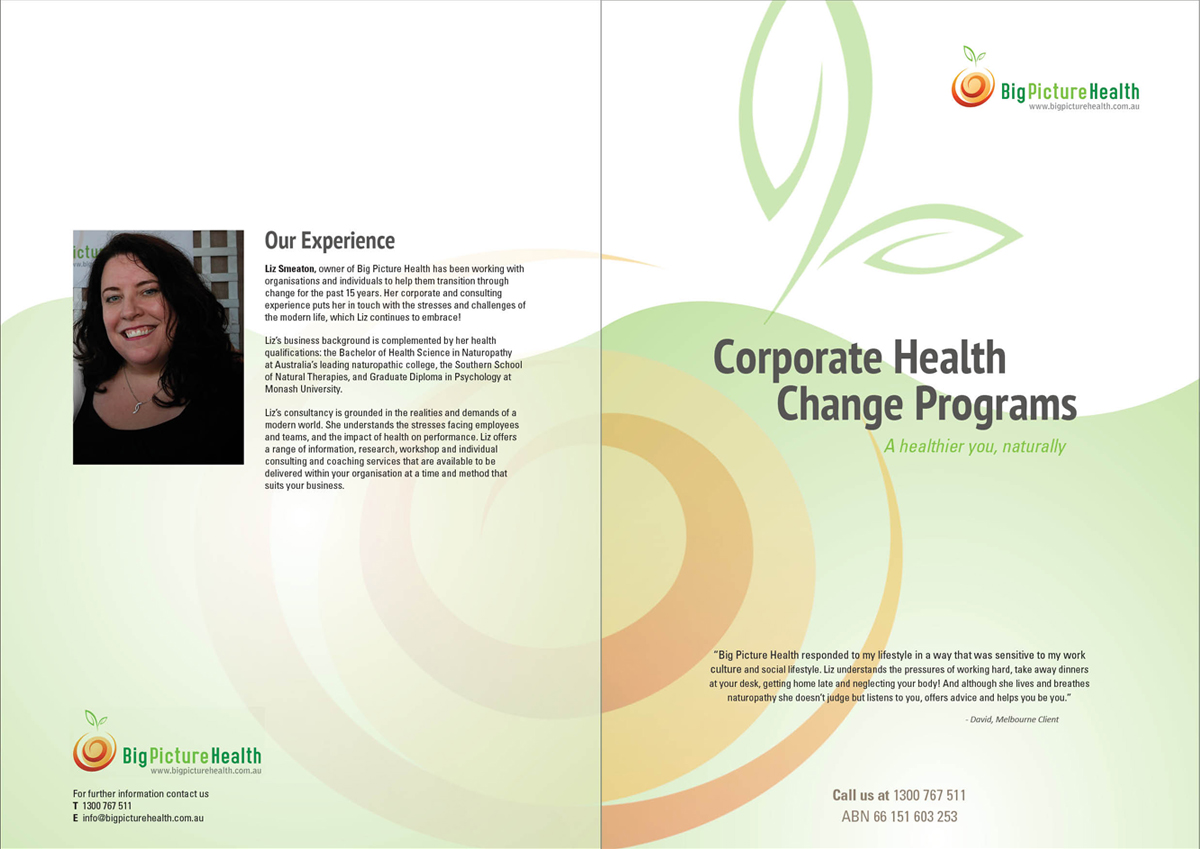 Design de Brochure par DesignFive pour Big Picture Health | Design #1888614